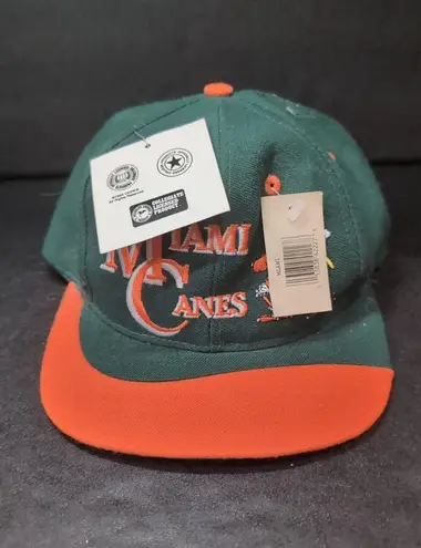 Miami Hurricanes Vintage Hat, 1984 NCAA Football, Wool Acrylic Hat, NWT OSFM