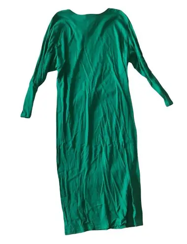 Modular Knits Dress & Cardigan Set Green