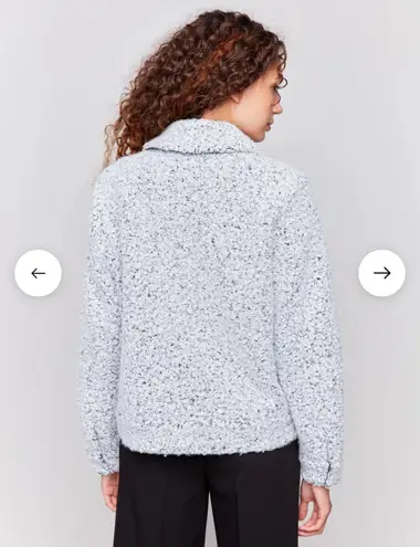 NWT Charlie B Bouclé Knit Short Coat