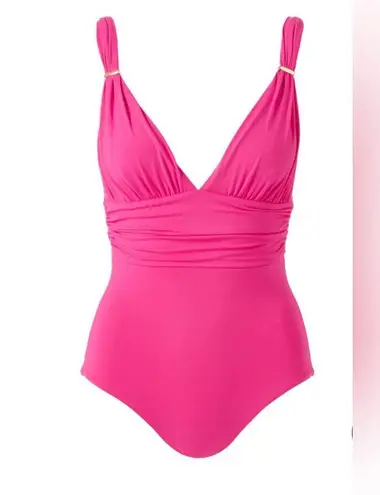 MELISSA ODABASH PANAREA FUCHSIA SWIMSUIT, Size 4, $275 Pink