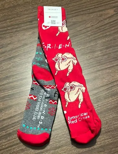 NEW Friends x American Red Cross Limited Edition Socks NWT