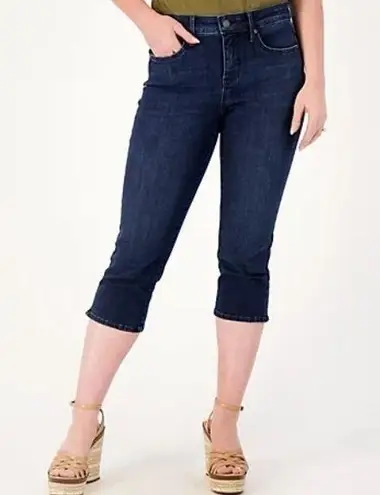 NYDJ Cool Embrace skinny capri clamdigger stretch jeans Lift Tuck 12