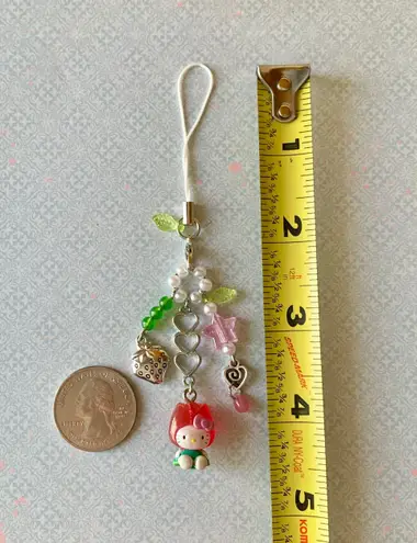 Handmade vintage y2k limited Hello Kitty reworked phone charm/bag accessory/car display🌷🩷