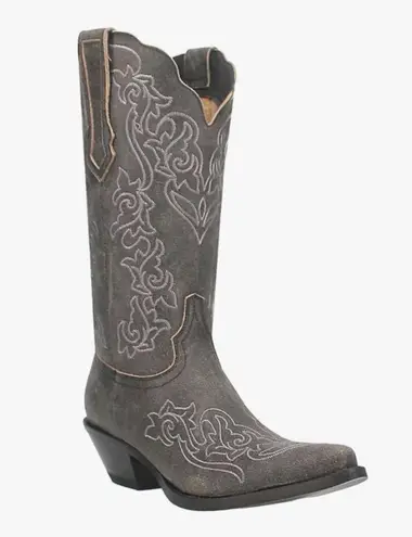 Dingo Flirty N' Fun Embroidered Cowboy Boots Mid Calf Mid Heel