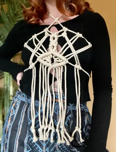 Macramé Top White