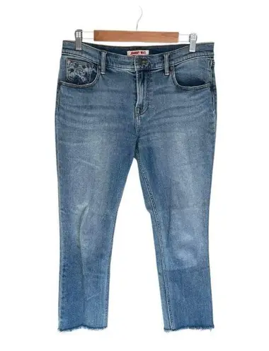 Johnny Was - The Cropped Boyfriend Blue Jeans Sz 27