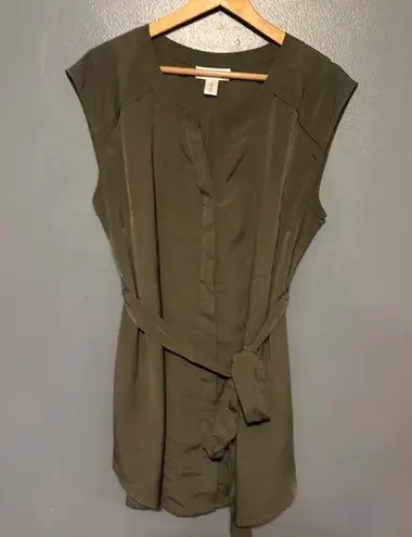 Motherhood  Maternity Olive Green Tunic / Mini Dress.