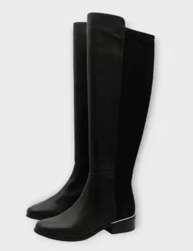 Alfani Ludlowe Black Leather Over-The-Knee Boots, Size 5.5 New in Box $169.50