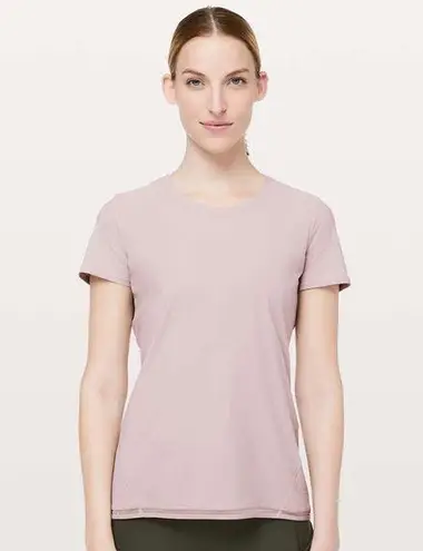 Lululemon  Into the Sun Short Sleeve Powdered Mauve Size