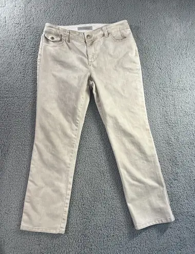 Chico's ‎ Platinum Denim Jeans Womens 1 Ultimate Fit Mid Rise Straight Leg Classic - Image 1