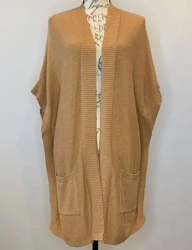 Old Navy  oversized poncho sweater with separate arm holes and pockets camel M/L - Image 1