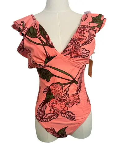 Hutch Calla Ruffle One-Piece Swimsuit. SZ:Small