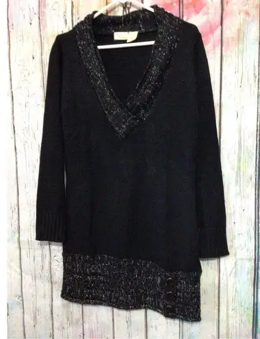 Allison Brittney Allison Brittany Sweater Dress Black Size Large ❄️🌨️