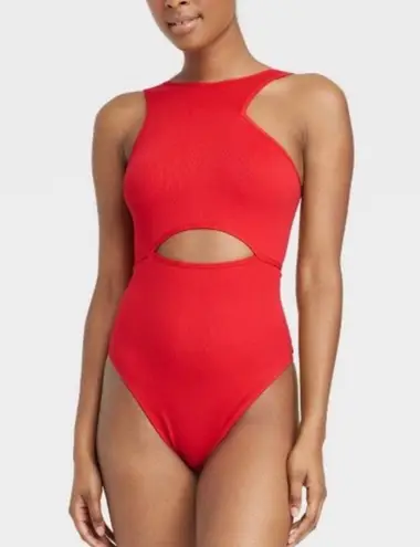 Colsie Red Cutout Bodysuit + 🆓🎁