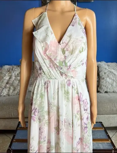 Jenny Yoo Floral Long Formal Prom Pageant Bridesmaid Dress