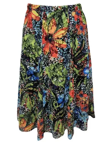 draper's & damon's Tropical Oasis Lace Skirt Size LP