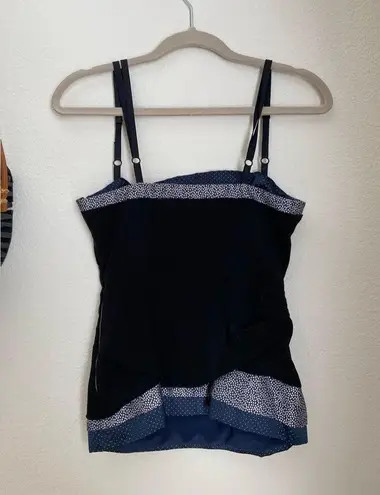 Balenciaga París Spaghetti Strap Polka Dot Adjustable Tank Top, Size 36