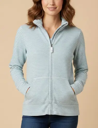 LL Bean Ultrasoft Sweats Stripes Full