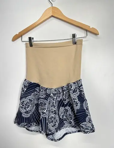 A pea in the pod  Maternity Shorts Womens Navy/White Size Medium