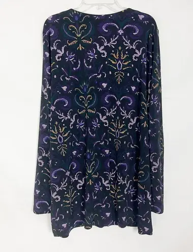 cj banks  Women's Button Front Floral Top Size 1X