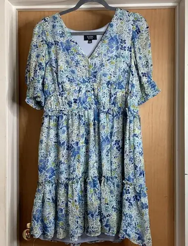 MSK Dress,Size PXL Blue