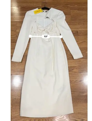 DUNDAS bride wool Ivory Long sleeve NWT Carter Cut