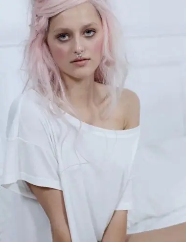 ✨SELKIE Perfect White T Oversized Sz Large Tee Shirt✨ White - Image 1