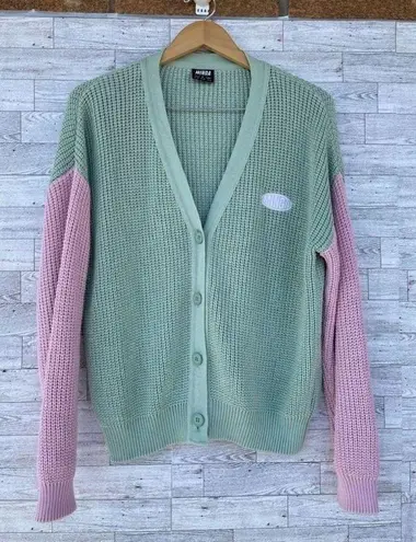 Minga London Dreamy Contrast Knitted
Cardigan medium Green