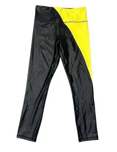 Zyia  Active Black and Yellow Leggings