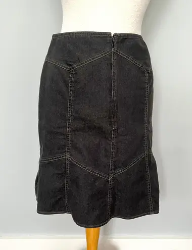 Bandolino Dark Gray Stretchy Pencil Skirt