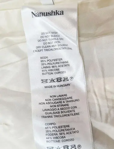 Nanushka Moha Dress in Vanilla