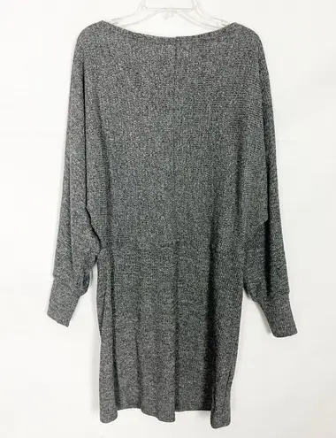 Arizona Jeans Arizona Heathered Gray Pullover Knit Dress Size Small