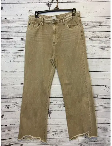 Women's KanCan Jeans Wide Leg Size 15/31 Brown