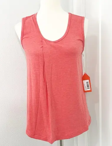 Oiselle New Size 4 Coral Red In the Fold Tank Top