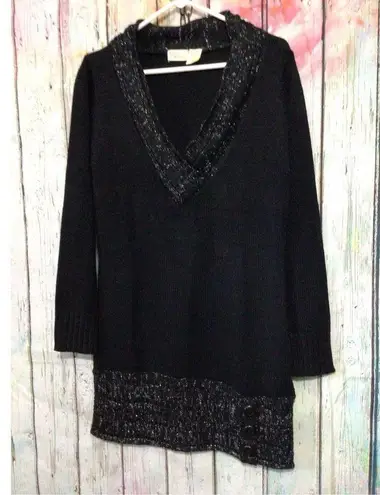 Allison Brittney Allison Brittany Sweater Dress Black Size Large ❄️🌨️