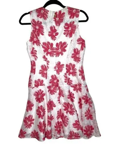 Tommy Hilfiger ‎ Lace Pink White Floral Dress -Sz 4 Lined