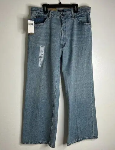 Polo  Ralph Lauren Jeans Womens Size 32 The Laight Cropped Flare Light Wash $168