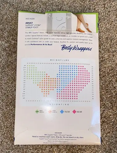 Body Wrappers NWT  Stirrup Tights - Image 2