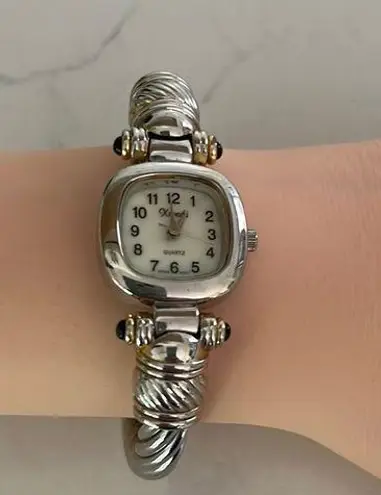 Silver and Gold Bangle