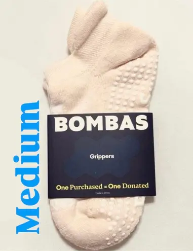 Bombas Women’s Gripper Ankle Socks Blush Sand M