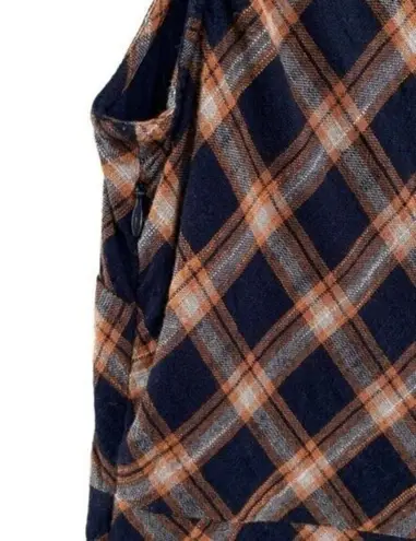 Sundance Town & Country Asymmetrical Plaid Midi Dress