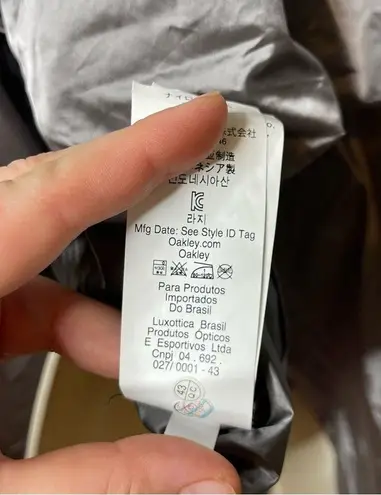 Oakley Luxe Anorak 1/4 zip pullover crop Hooded Jacket StoneGray sz L