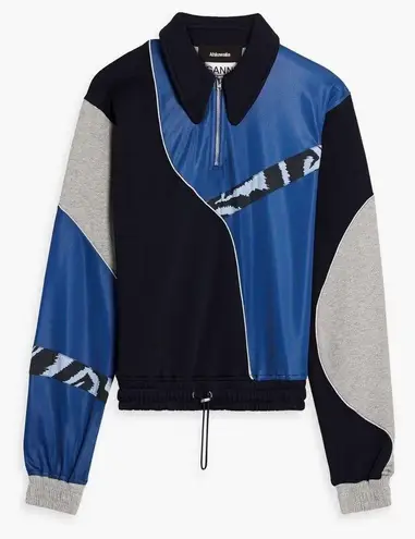 Ganni x Ahluwalia Cloudburst Colorblock Track Jacket size 42 US size 12 M-L-XL