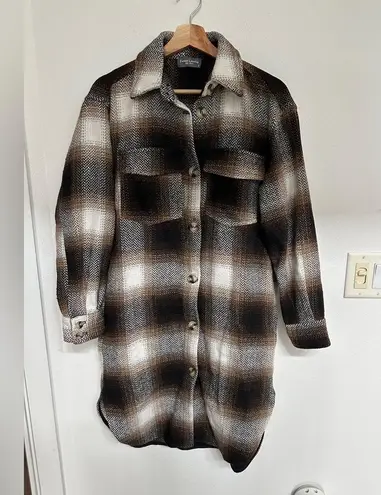 Sweet Lovely Herringbone Coat Black