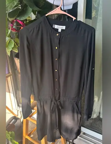 Jennifer Lopez  Black Jumpsuit with Belted Waist