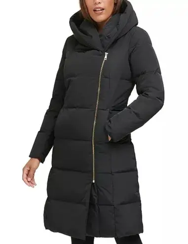 Cole Haan  Signature Asymmetrical Pillow-Collar Down Puffer Coat size Small (c2)