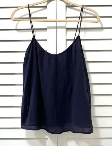 Mango Tank Top Cami Swing Sleeveless Top in Navy Size Small