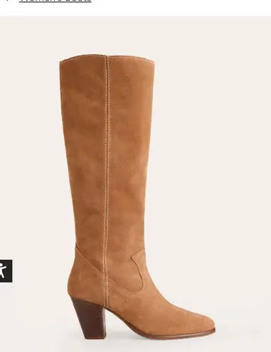 Boden USA BODEN Almond Toe Heeled Knee Boots