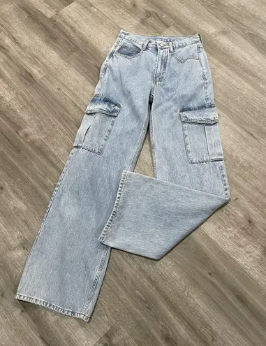 Industry High Waist Cargo Denim/ Jeans 