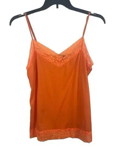 Sofia Vergara Bright Orange Adjustable Spaghetti Strap XL Tank Top